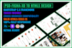 convert figma, PSD, xd, or any design to HTML or wordpress cms
