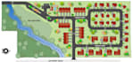 provide 2d render for site plan or subdivision plan