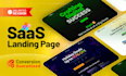 design figma saas landing page, homepage UI for startups and small businesses