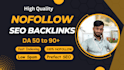 create high quality nofollow backlinks  profile links web 2 0