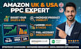 setup and manage your UK and USA amazon PPC ads campaigns