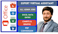 do excel data cleaning, excel data analysis and dashboards