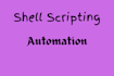 write a shell script to automate your tasks