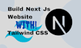 build next js website with tailwindcss and prisma