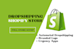 build shopify dropshipping store or website