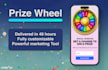create a spinning prize wheel game webapp