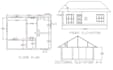 draw house section plan an autocad 2d layout