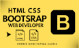 web design PSD to html CSS coding by bootstrap professional