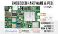 make embedded pcb designs for stm32, esp32, lte, gps, GSM, arduino, nrf, and ble