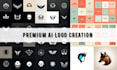 create custom logo and graphics using midjourney ai for you