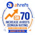 increase domain rating DR 70 plus