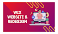 design and redesign wix website built a elegent website