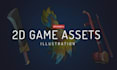 create professional 2d video game art and asset designs