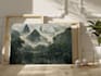 create wall art print on demand mockup video