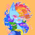 draw pony icons in colorful and aesthetic style