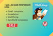 create a fully responsive  mailchimp html  template