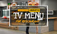 design restaurant animated menu