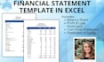 provide a financial statement template in excel