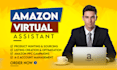 be your expert amazon fba virtual assistant, amazon store VA