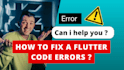 be flutter app developer to fix bugs and issues