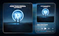 design 3d album cover art, 3d animation loop