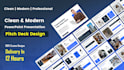 design modern powerpoint presentation, investor pitch deck, google slides