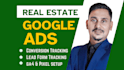 setup real estate google ads conversion tracking with form tracking
