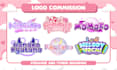 design cute vtuber logo for your vtuber twitch streamer