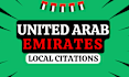 create 100 top uae local citations to rank your business