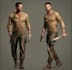 model 3d game character, game assets in unreal engine and unity