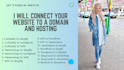 connect your website to a domain and hosting