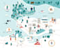 design a festival, event or tourism map illustration