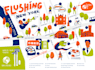 design a premium festival, event or tourism map illustration