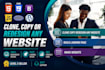 design redesign or build a responsive wordpress website