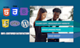 redesign or clone any website with HTML, CSS, js, react, or wordpress