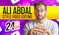 edit your videos, youtube shorts, reels and tiktok in ali abdal style