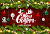 create christmas logo makeover and social media kit for your brand