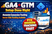 set up google analytics 4, GTM, and facebook pixel setup