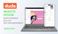 design custom duda website, website maintenance, bug fix and seo