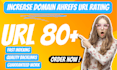 increase ur 80 plus, increase url rating, ahrefs ur with SEO backlinks