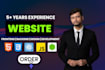 build, rebuild website design development as full stack developer