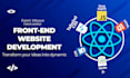 create custom website using react js, node js, tailwind css