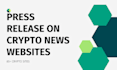 publish press release on crypto sites
