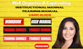 create online course training, ebook, instruction, presentation, and manual