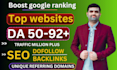 do link building via dofollow high da authority SEO backlinks for google ranking