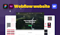 develop a modern responsive webflow website figma to webflow website