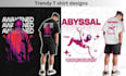 make trendy t shirt,streetwear clothing,merch design