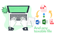 convert PDF to word or any editable file