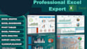 do excel graphs, pivot tables, dashboards, and macros expert