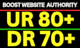 increase domain rating ahrefs dr and ahrefs ur with quality backlinks